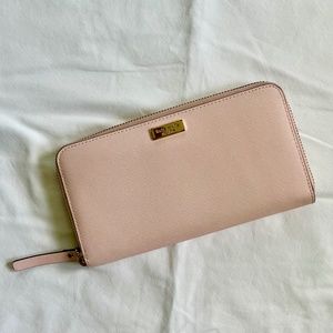 Kate Spade Zip Around Continental PINK Wallet